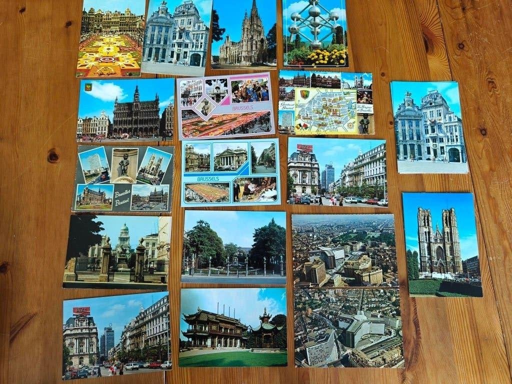 20 postkaarten Brussel - onbeschreven, Verzamelen, Postkaarten | België, Ongelopen, Brussel (Gewest), Ophalen of Verzenden