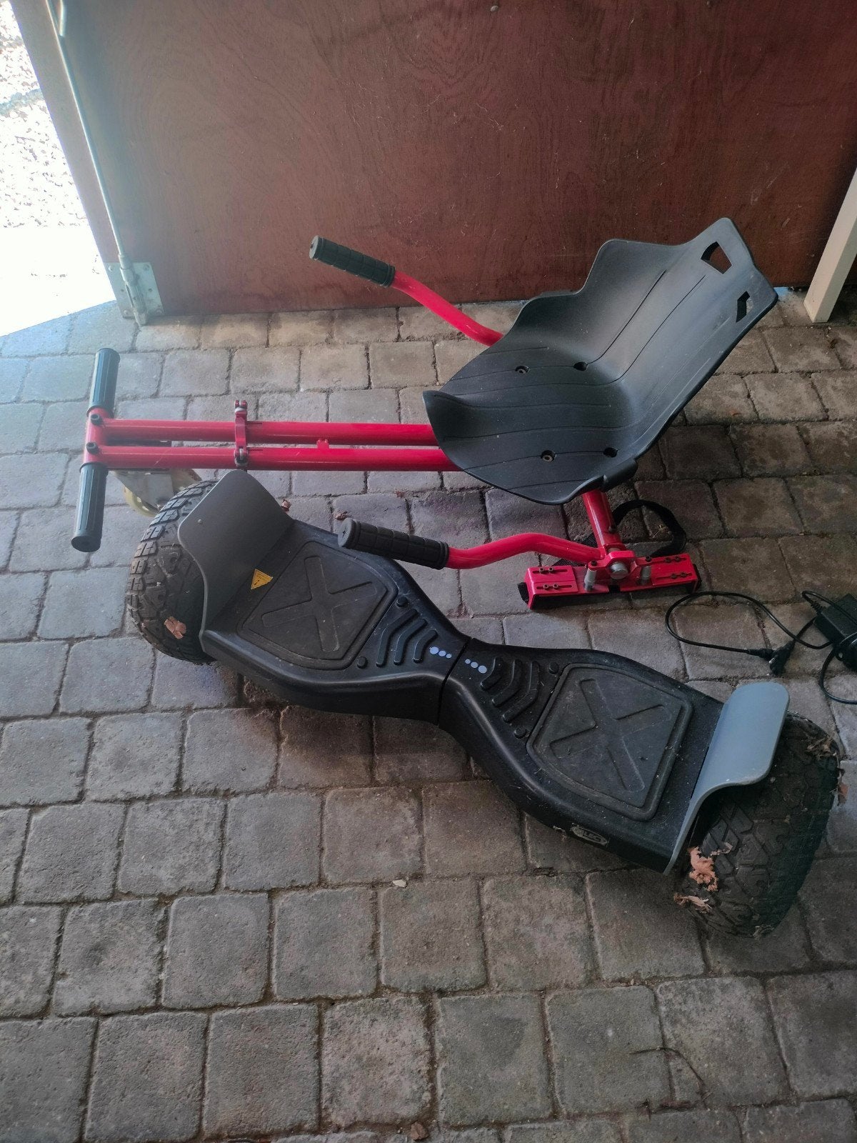 Hooverboard met zitje, Ophalen