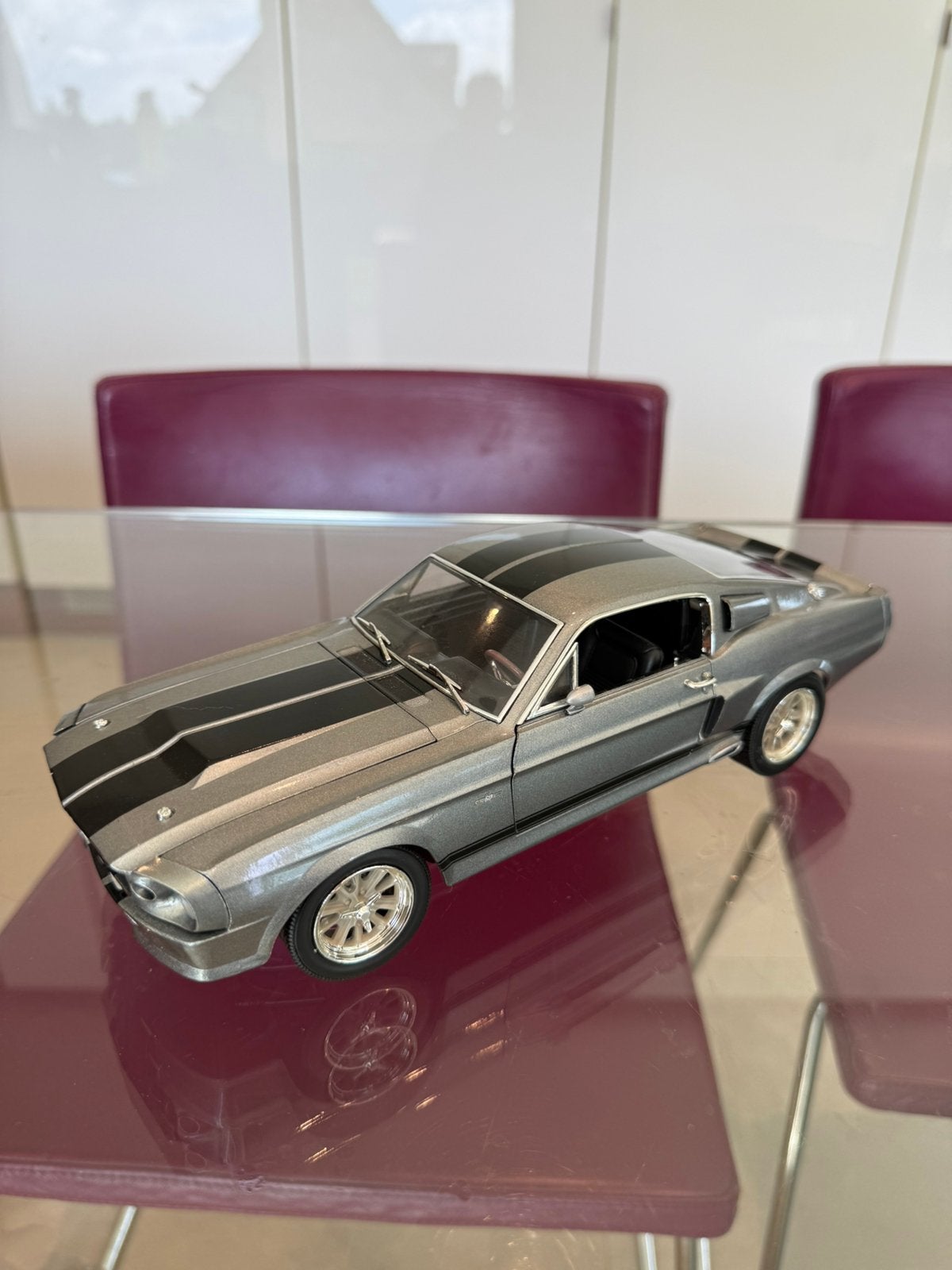 Ford Mustang Shelby GT500 „Eleanor” uit 1967 1:18, Ophalen of Verzenden, Zo goed als nieuw, Auto, Overige merken