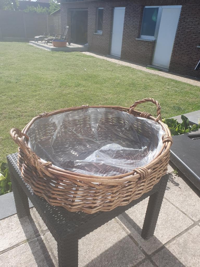 Houten mand, Enlèvement, Bois, Ovale, Panier