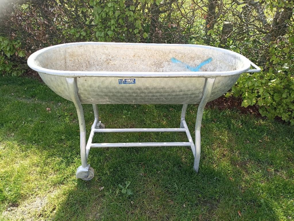 Oude kuip, Tuin en Terras, Ophalen, Gebruikt, Metaal, Tuin