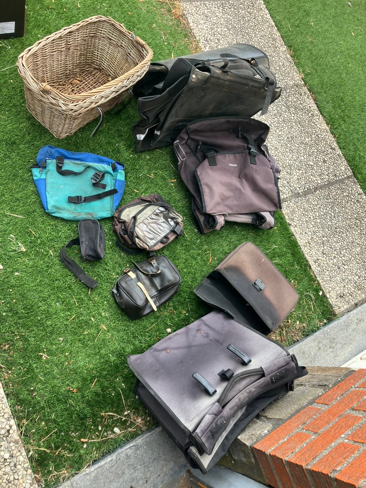 Lot de sacs à vélo, Vélos & Vélomoteurs, Enlèvement, Utilisé