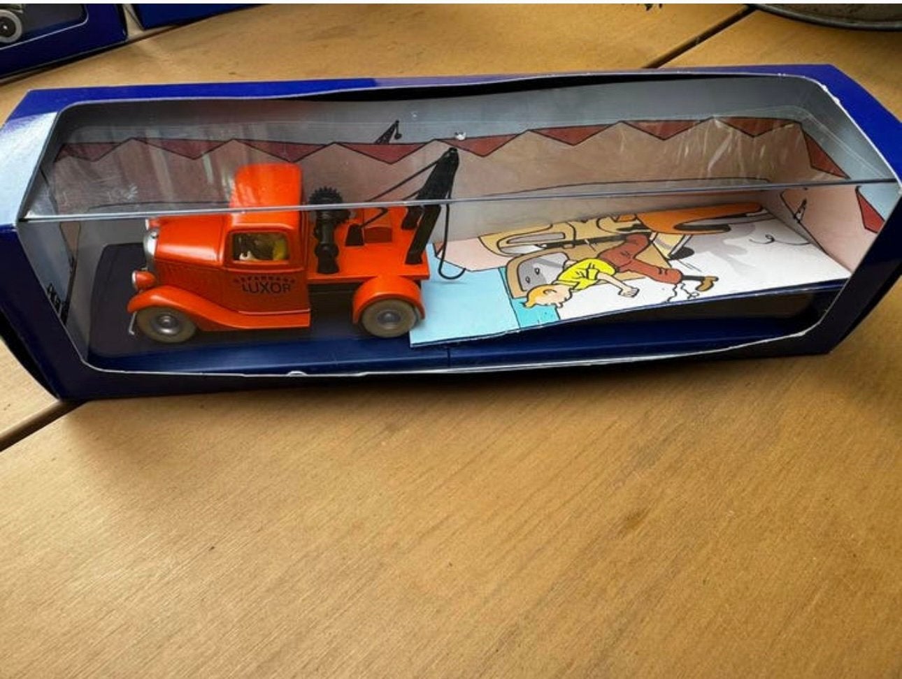 Kuifje auto 1:43 de takelwagen uit crab met gulden scharen, Verzamelen, Ophalen of Verzenden, Kuifje, Zo goed als nieuw