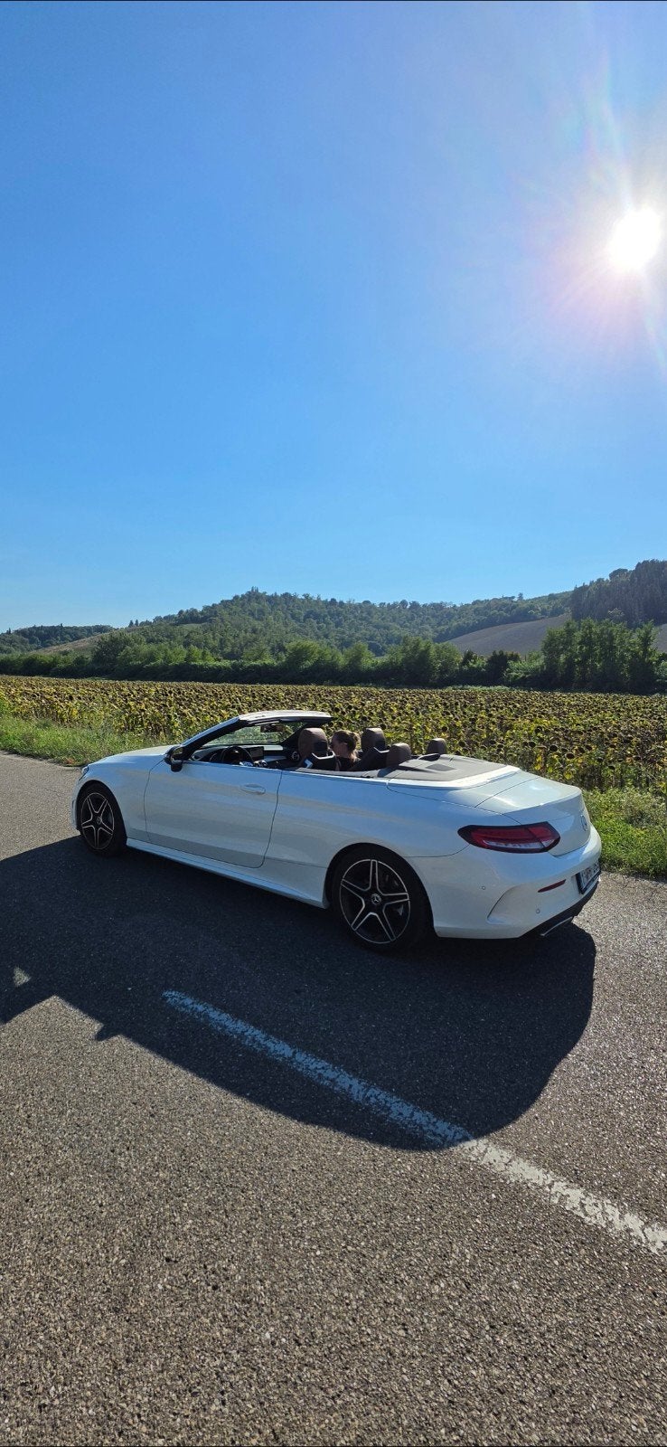 mercedes c200 cabrio 2019, Auto's, Automaat, 1497 cc, Cabriolet, Wit