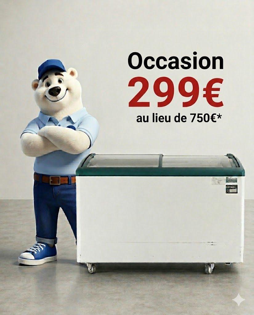 Congelateur portes coulissantes 1m22 d'occasion n 103-67500, Enlèvement, Utilisé, Autres types