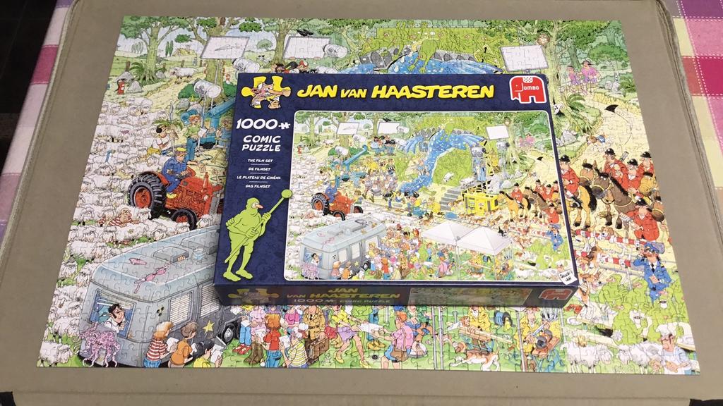 Jan Van Haasteren De Filmset, Hobby en Vrije tijd, Ophalen of Verzenden, Zo goed als nieuw