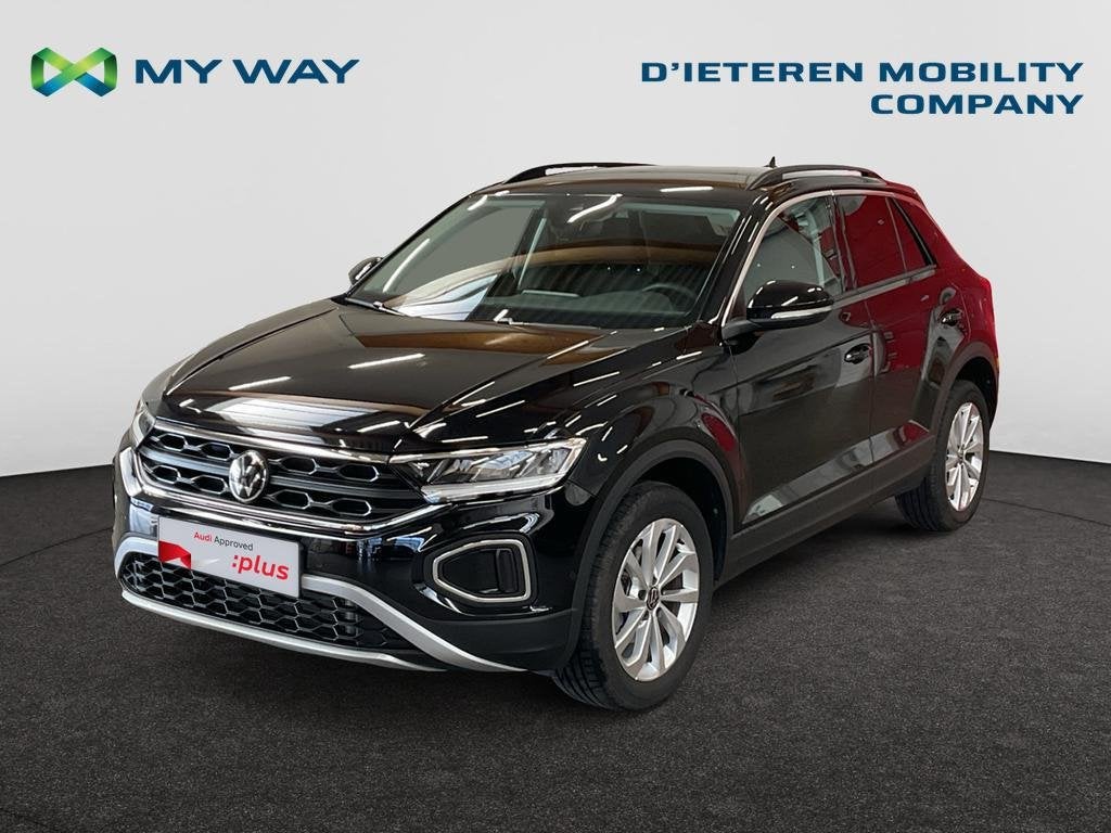 Volkswagen T-Roc T-Roc 1.5 TSI United DSG, Auto's, Volkswagen, Automaat, Open dak, Zwart, SUV of Terreinwagen