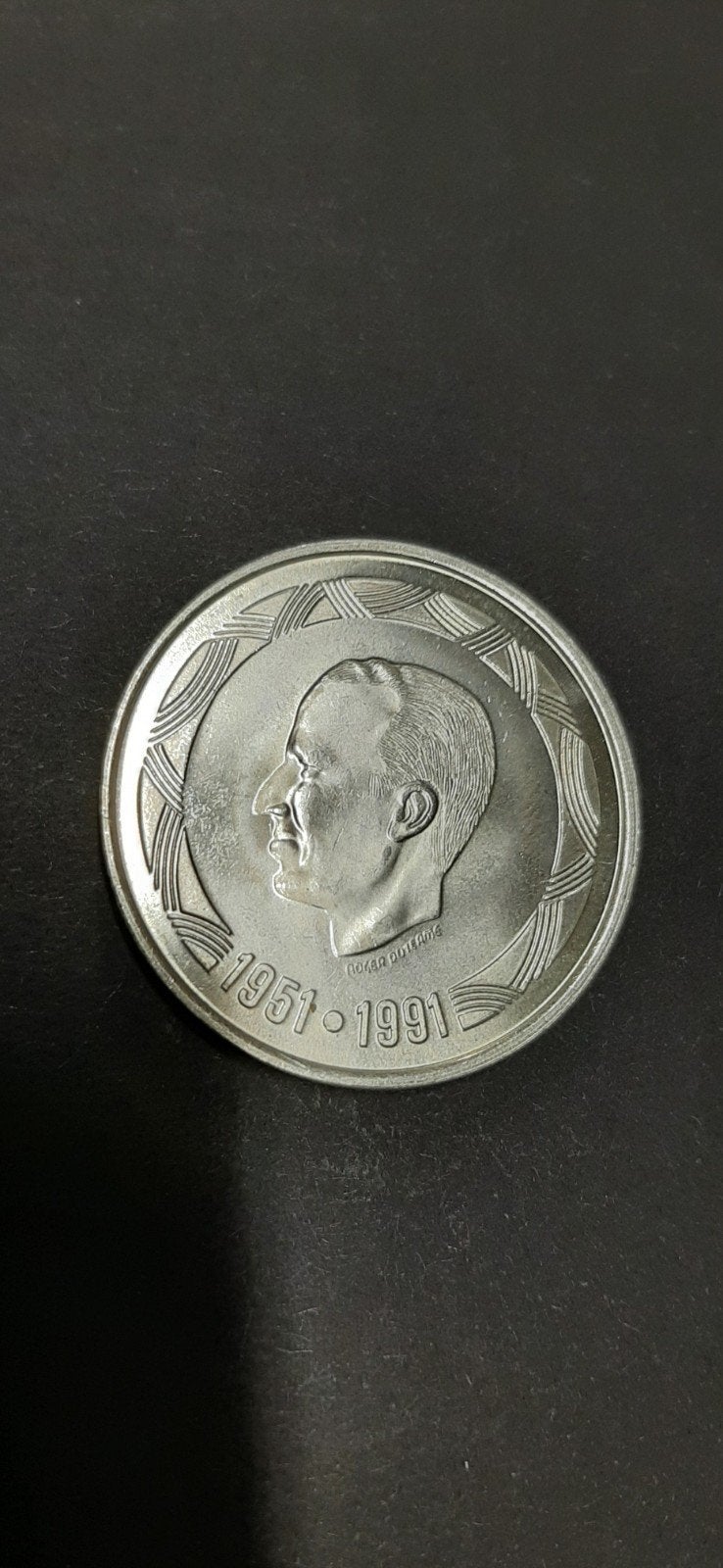 500 Frank 1991 zilver Duits, Postzegels en Munten, Ophalen, Zilver, Zilver