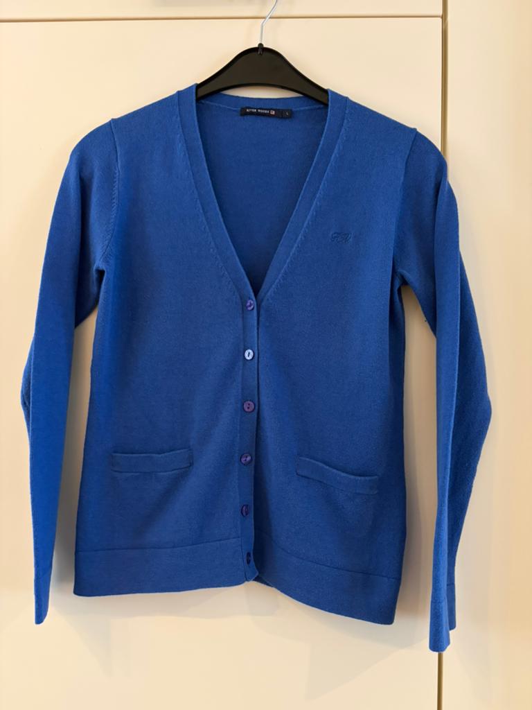 Blauwe vest River Woods, maat L, Enlèvement ou Envoi, Comme neuf, Taille 42/44 (L), Bleu