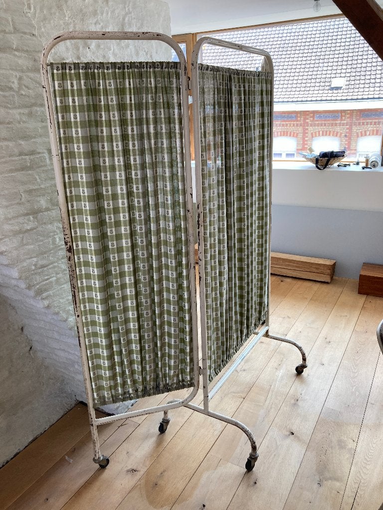 vintage  industrieel kamerscherm, Ophalen, Gebruikt