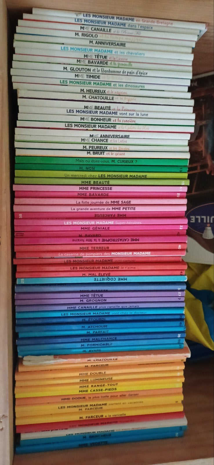 lot de 66 livres Monsieur Madame, Enlèvement ou Envoi, Comme neuf