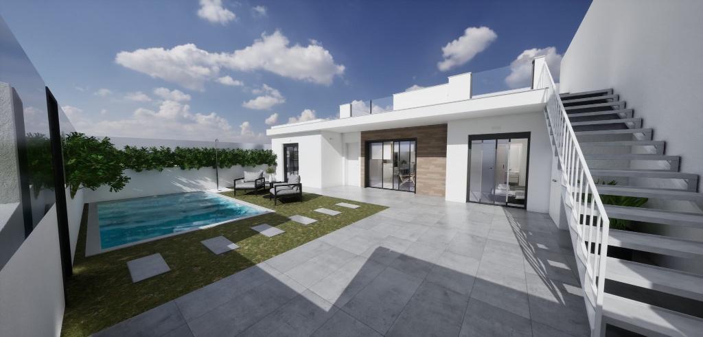 villa a vendre en espagne costa calida, Immo, Étranger, Village, Maison d'habitation, 88 m², Costa Calida