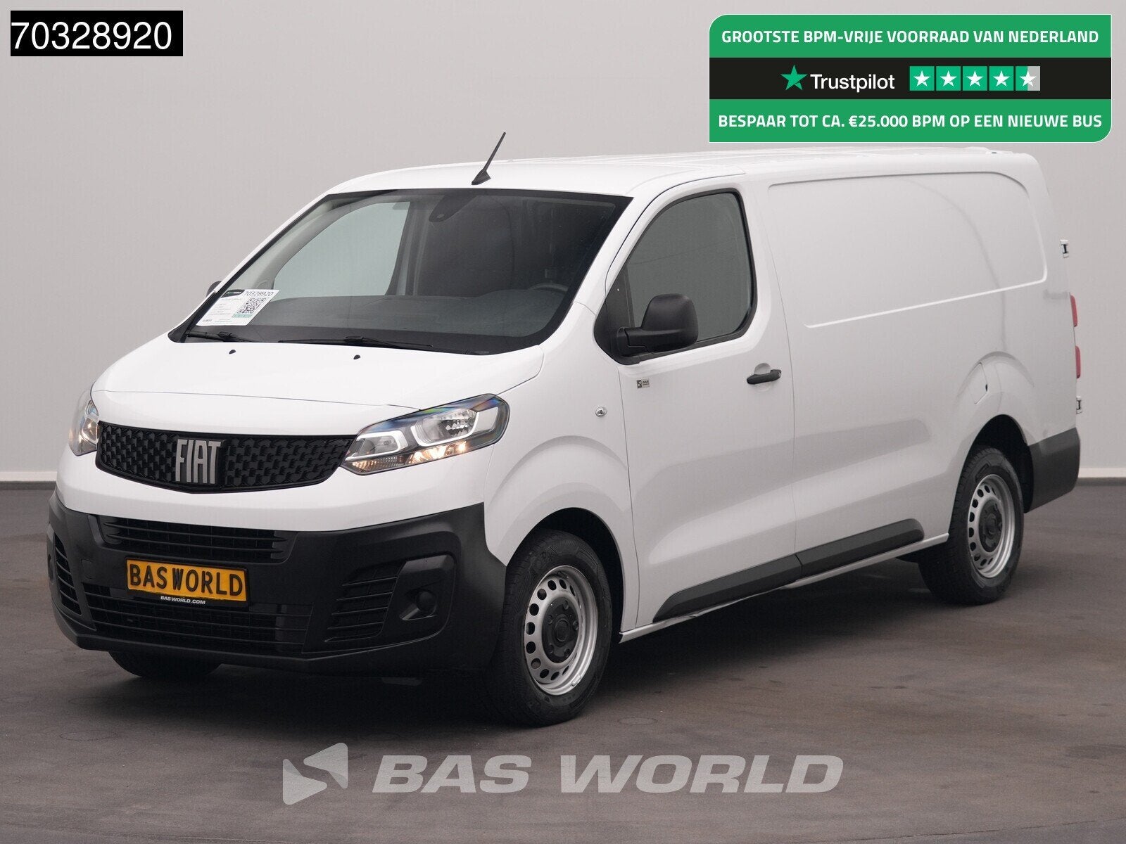 Fiat Scudo 128PK L3H1 Klima Tempomat Parkensensoren Euro6 L3, 94 kW, Stof, Gebruikt, Euro 6