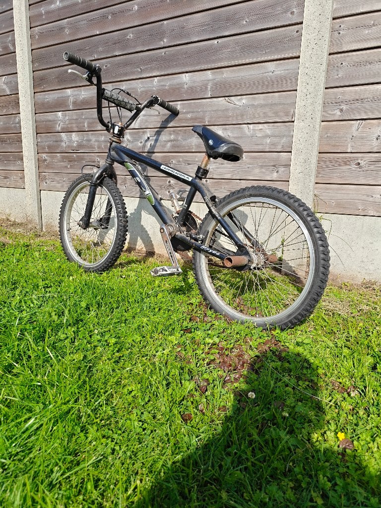 BMX, Fietsen en Brommers, Fietsen | Crossfietsen en BMX, Ophalen, Gebruikt, Staal, Velgrem
