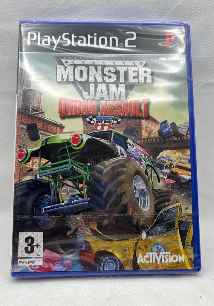 Monster Jam: Urban Assault PS2 - Brand New & Factory Sealed, Games en Spelcomputers, Ophalen of Verzenden, Nieuw