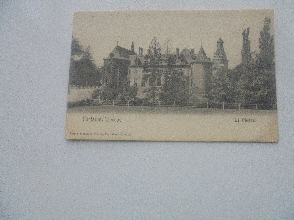 fontaine-l'évèque-chateau, Envoi, Avant 1920, Affranchie, Hainaut