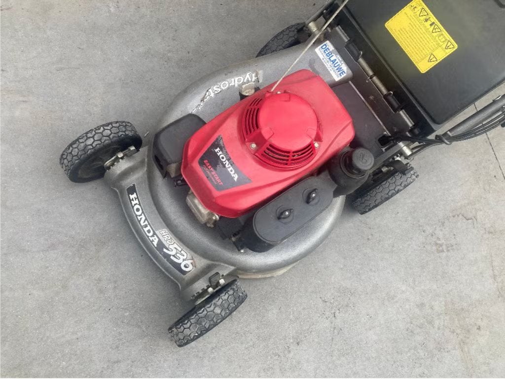honda hrd 536 benzine grasmaaier, Tuin en Terras, Ophalen