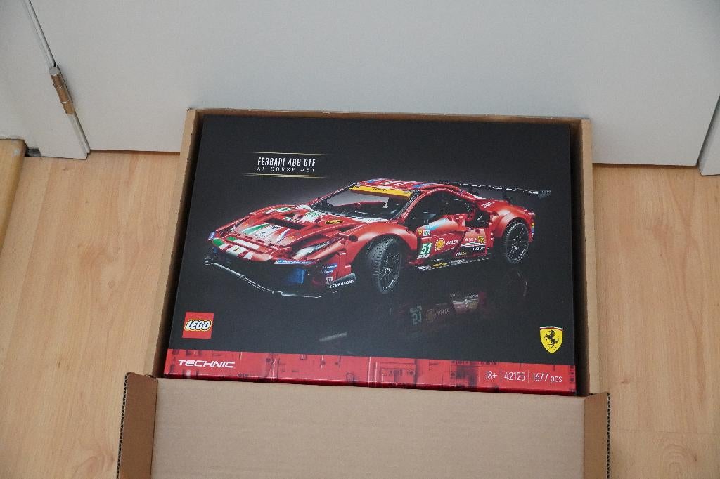 Lego 42125 - Ferrari 488 GRE AF Corse #51, Kinderen en Baby's, Speelgoed | Duplo en Lego, Nieuw, Lego, Complete set, Ophalen of Verzenden