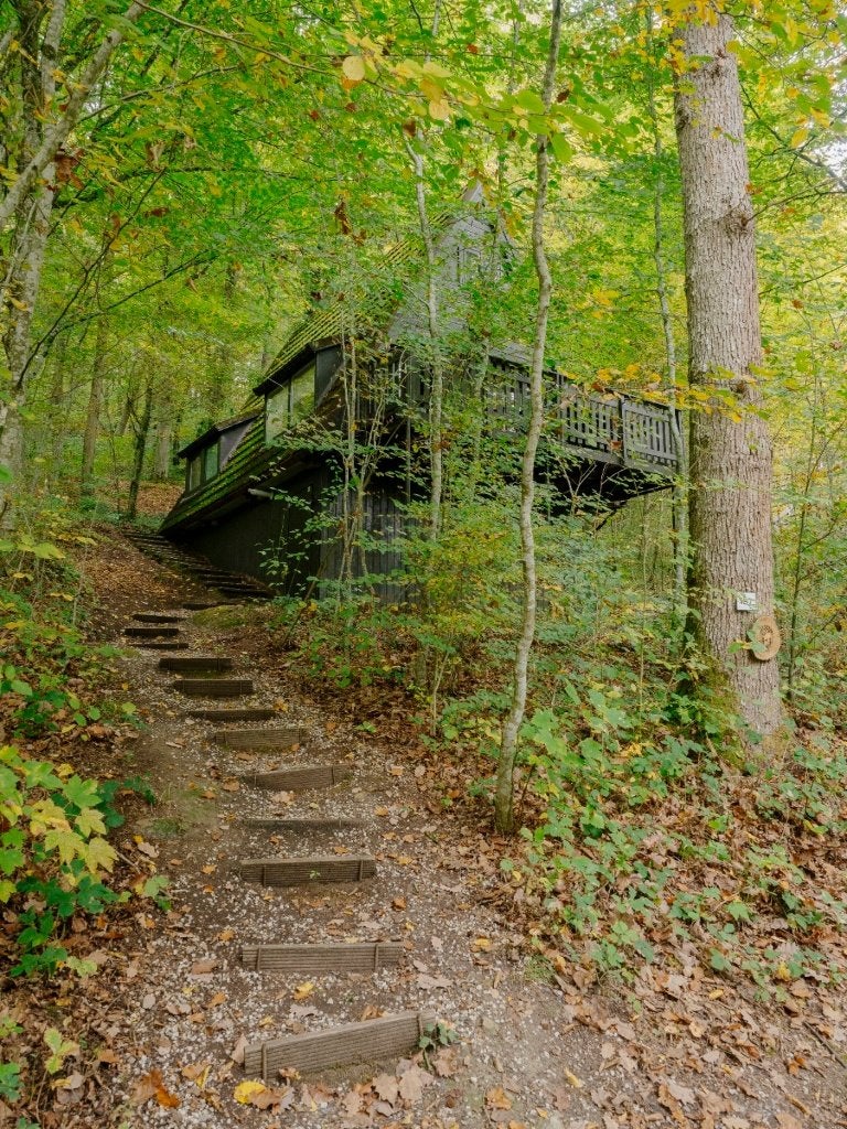 Te huur Chalet Petit Durbuy- Durbuy - 5 personen+1 baby-hond, Propriétaire, Parc de loisirs, Montagnes ou collines, Lit enfant
