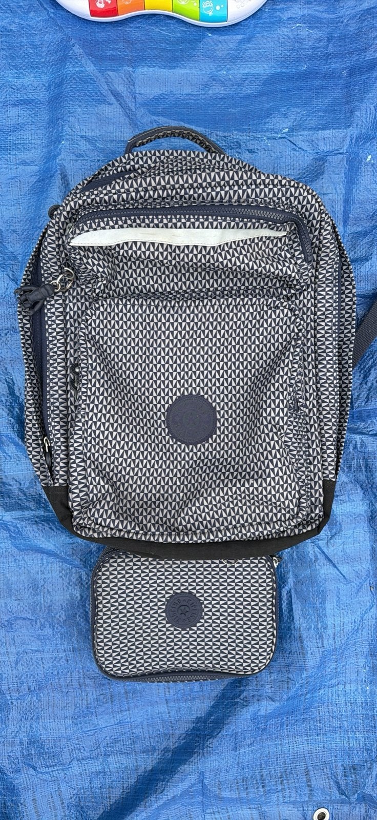 Cartable Kipling + plumier, Enlèvement, Utilisé