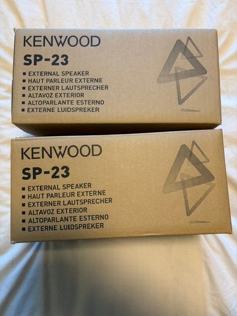 Nouveaux haut-parleurs KENWOOD SP23, Télécoms, Émetteurs & Récepteurs, Enlèvement ou Envoi, Neuf, Récepteur