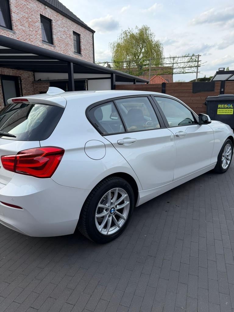 BMW 1-serie 116d, Automaat, Wit, Leder, 5 deurs