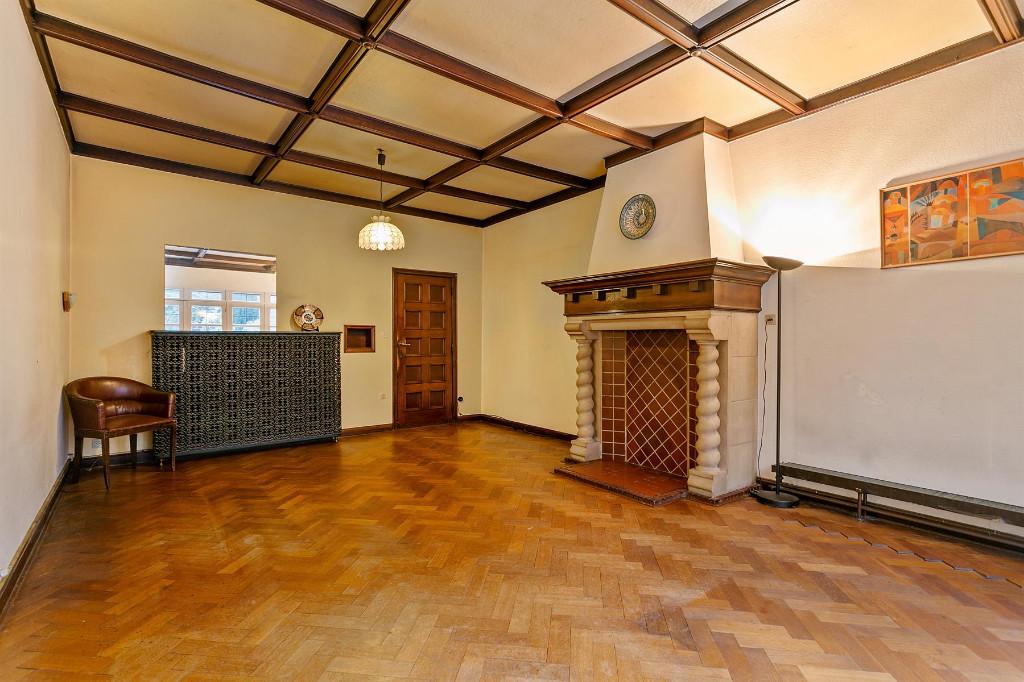 Eiken plafond balken met profiel, Doe-het-zelf en Bouw, Hout en Planken, Ophalen, Gebruikt, Eiken, Balk