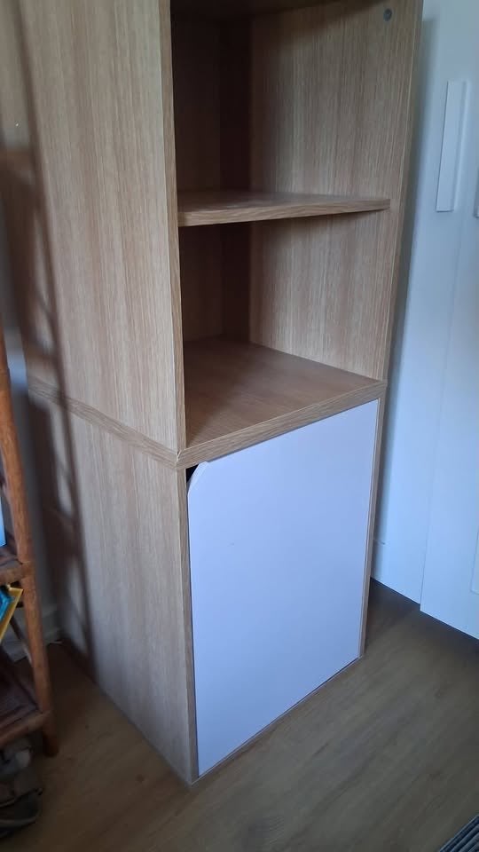 2 meubles a superposer ou mettre cote a cote, Ophalen, Zo goed als nieuw, Moderne