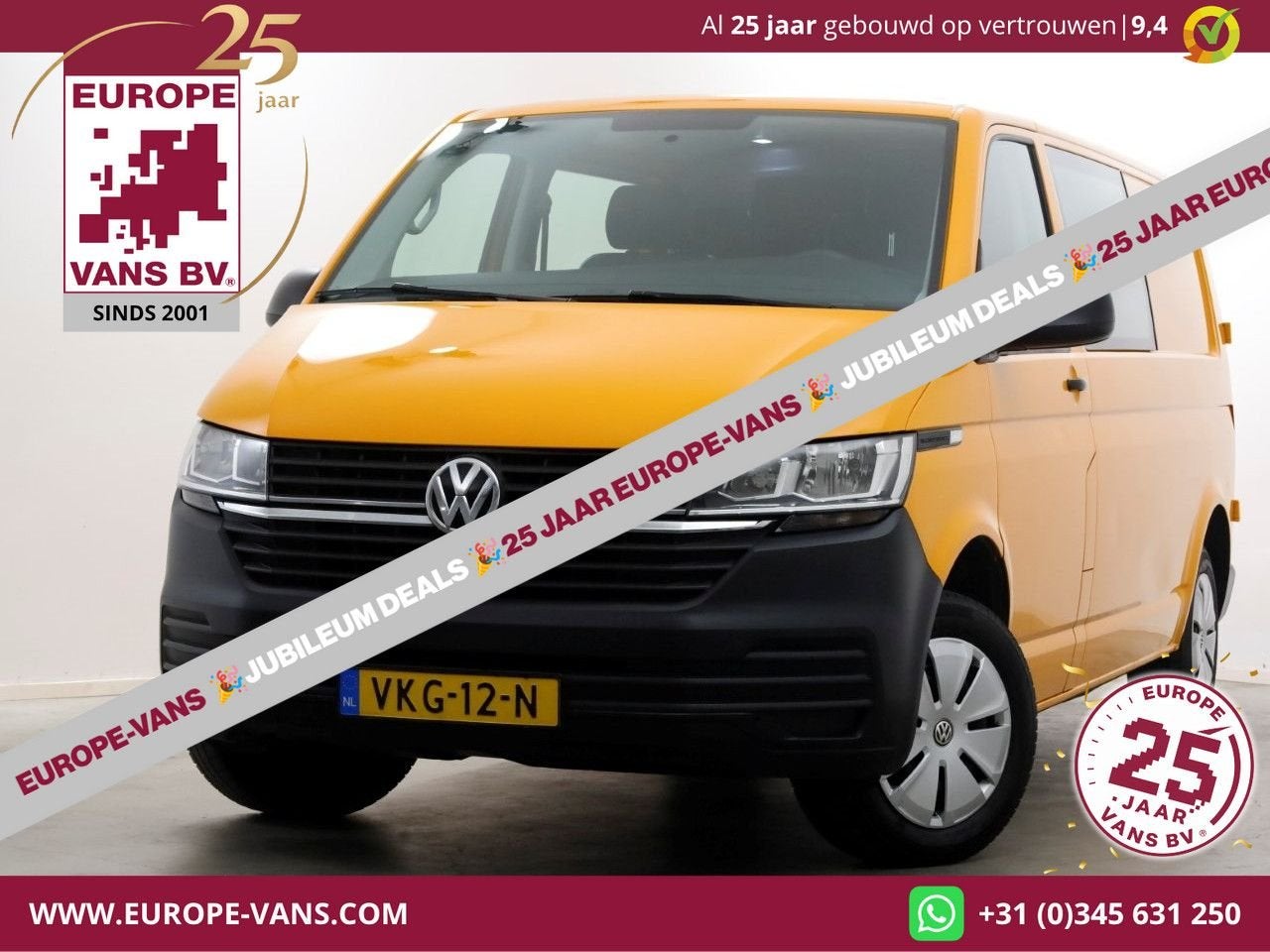 Volkswagen Transporter T6.1 2.0 TDI Lang D.C. Airco/Cruise C, Achat, Entreprise, Autres couleurs, Diesel
