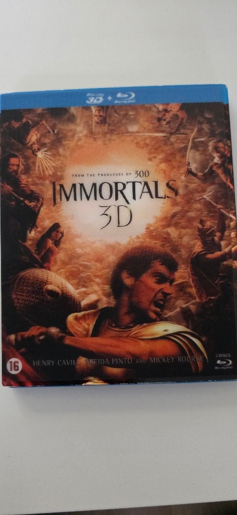 BR - 3D/2D Immortals, CD & DVD, Blu-ray, Enlèvement ou Envoi, Comme neuf, Action