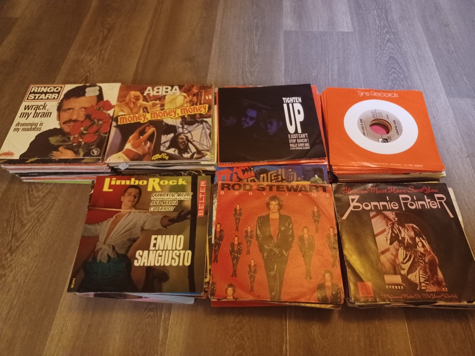 Lot 2 175 stuks 7" Singles, Cd's en Dvd's, Ophalen