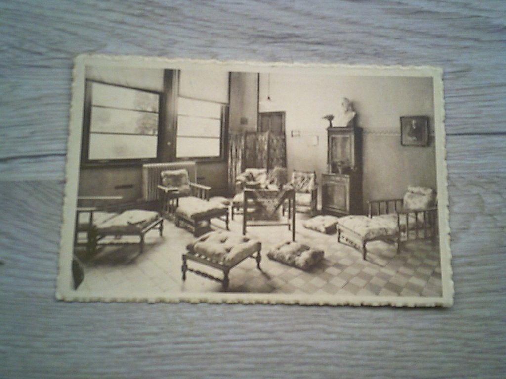 OBOURG: Sanatorium "Edith Cavell" - Salon des infirmières, Enlèvement ou Envoi, Avant 1920, Non affranchie, Hainaut