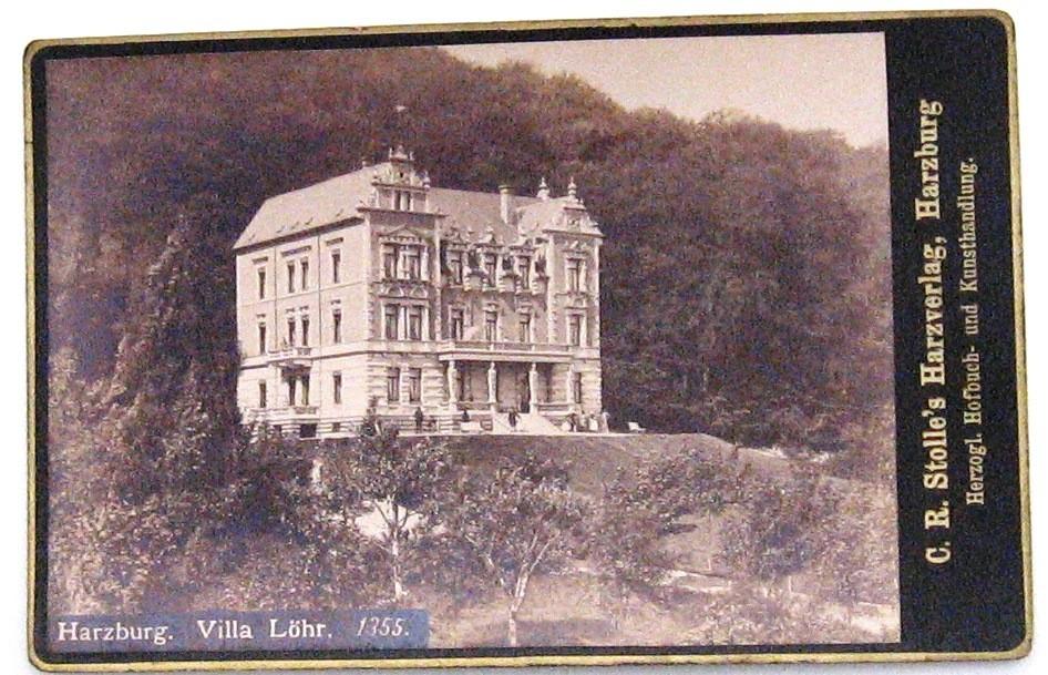 Harzburg [c1890] 12 foto's op kaart C.R. Stolle's Harzverlag, Ophalen of Verzenden
