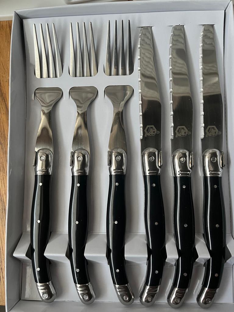 Bestek voor 3 personen steak, Ophalen of Verzenden, Nieuw