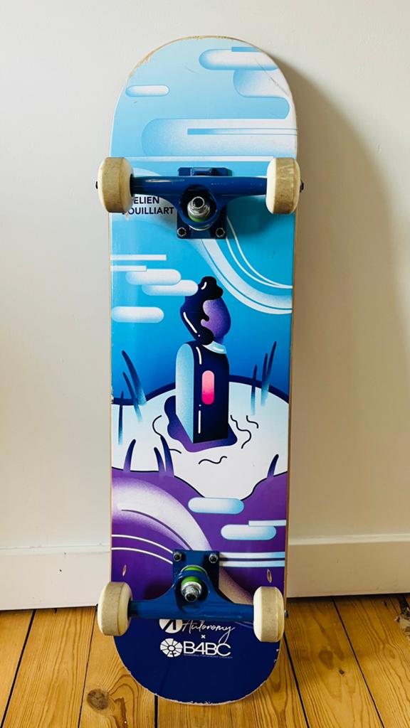 Skateontwerp door Evelien Bouilliart, Ophalen, Gebruikt