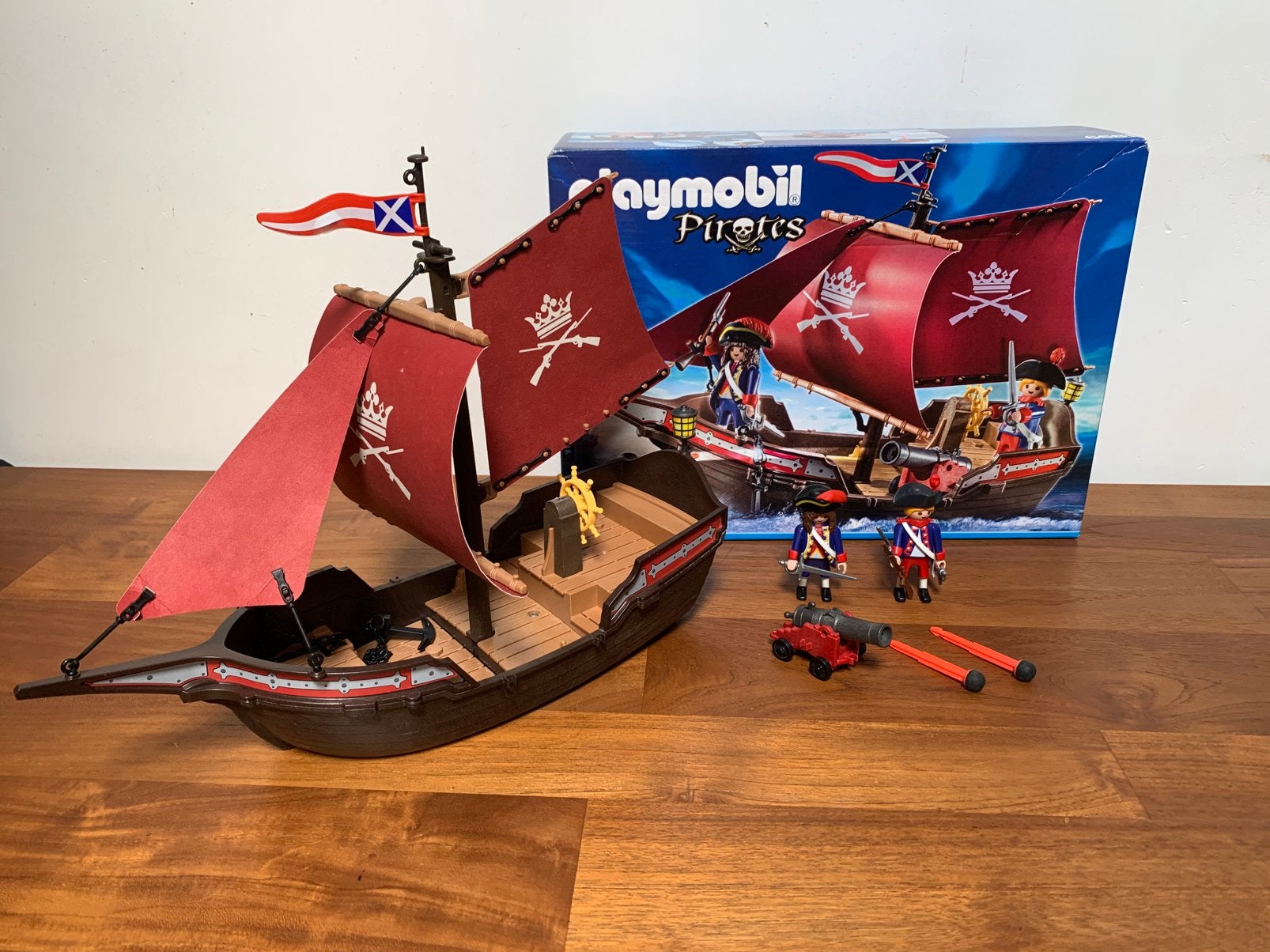 Playmobil 6681 bateau pirates, Enlèvement, Comme neuf, Pirates, Bateau