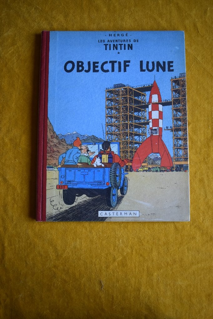Tintin  Objectif lune EO France quasi neuf, Enlèvement ou Envoi, Une BD, Comme neuf, Hergé