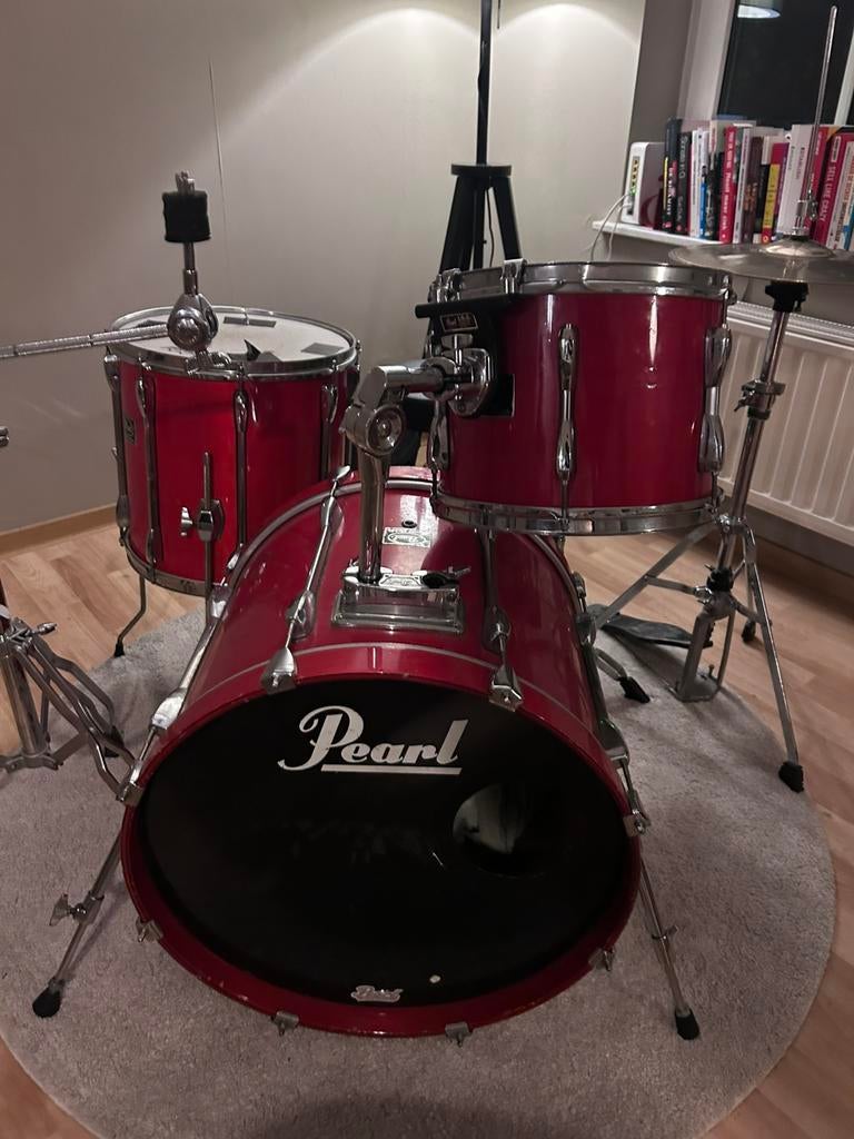 Pear Export series drumstel te koop, Musique & Instruments, Batteries & Percussions, Comme neuf, Pearl, Enlèvement