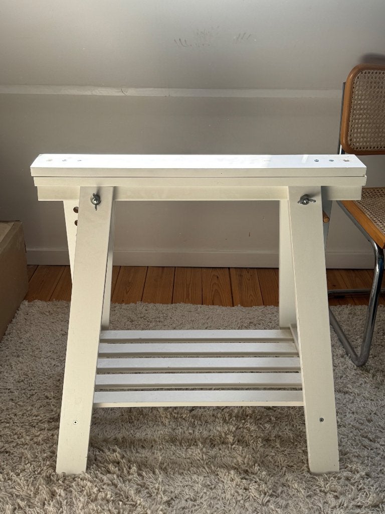 Tréteau blanc IKEA (mittback), Scandinave, Autres types, Enlèvement, Utilisé