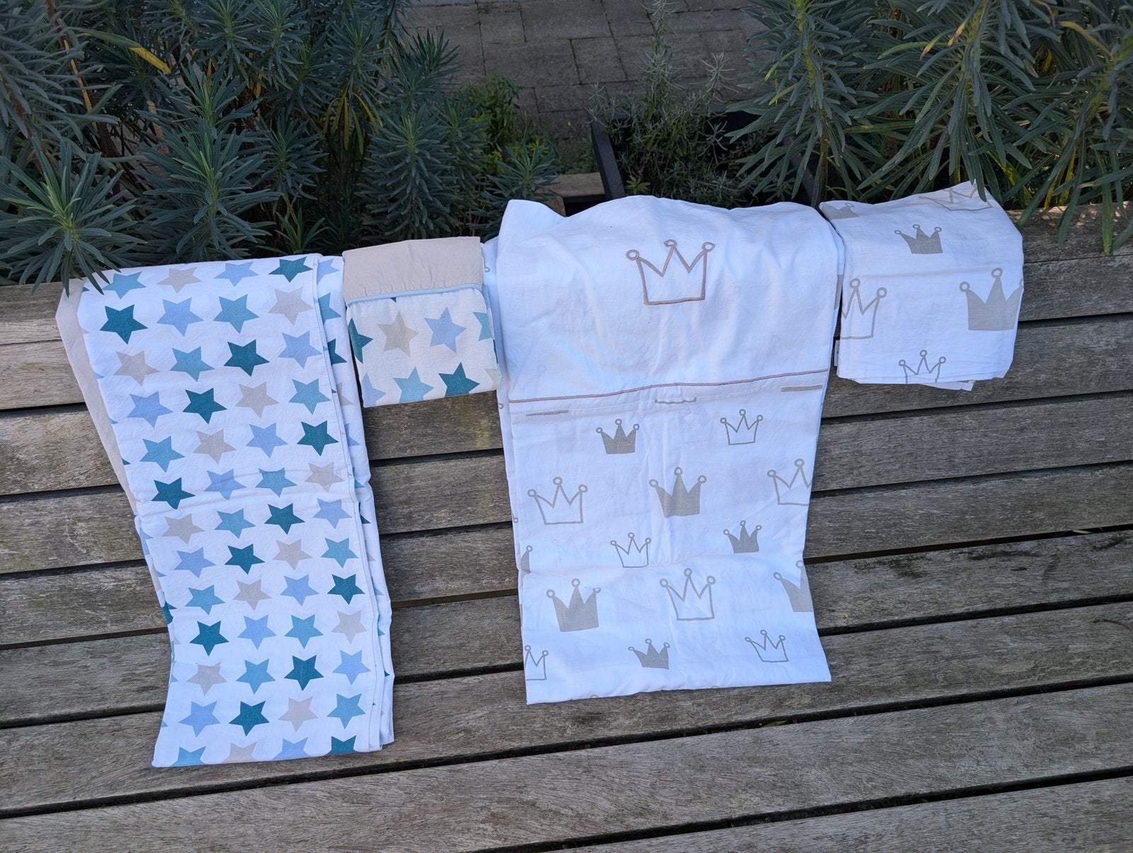Schattige lakens voor kinderbed, Ophalen, Zo goed als nieuw, Babybedje