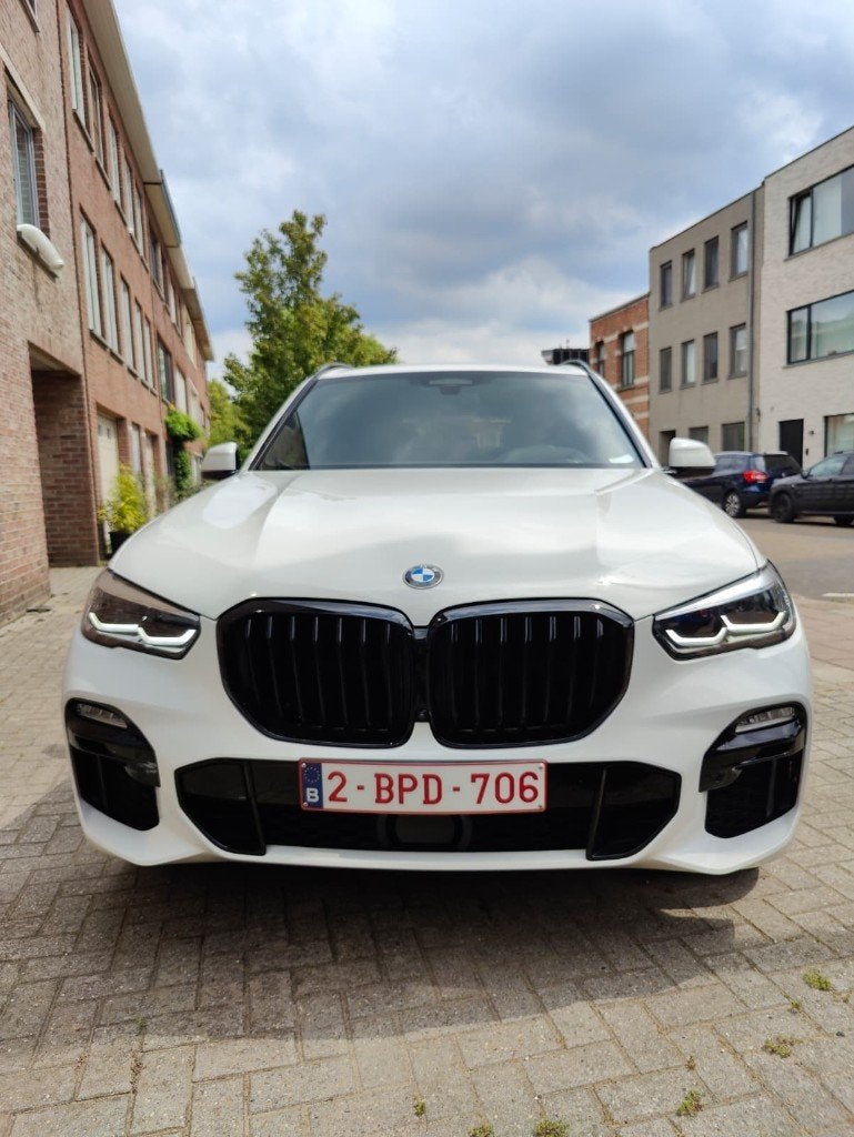 BMW x5 45e, Auto's, Wit, Leder, 5 zetels, Hybride Elektrisch/Benzine
