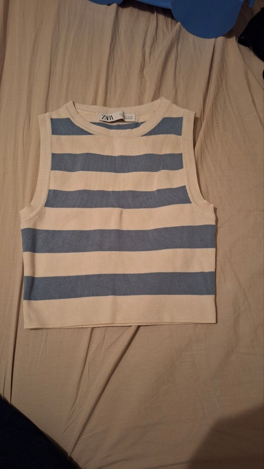 Crop top Zara, Sans manches, Enlèvement ou Envoi, Taille 36 (S), Comme neuf