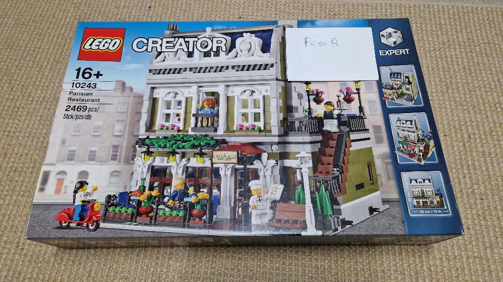 Lego 10243 - Parisian restaurant NIEUW MISB, Enlèvement, Neuf, Ensemble complet, Lego