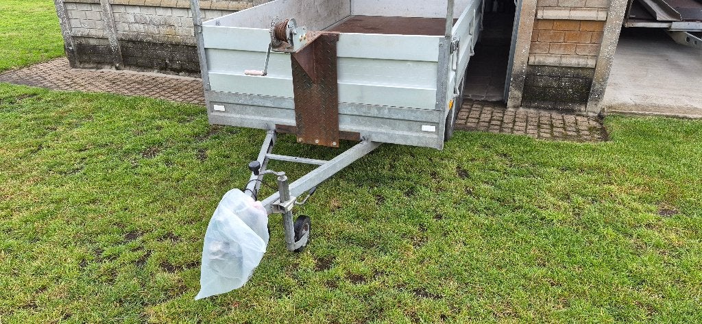 Plateauaanhangwagen + oprijaanhangwagen, Auto diversen, Aanhangers en Bagagewagens, Ophalen, Gebruikt