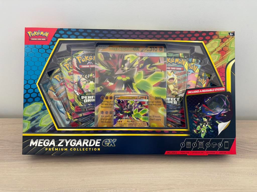 Boîte de collection Pokémon Mega Zygarde Ex Premium, Enlèvement ou Envoi