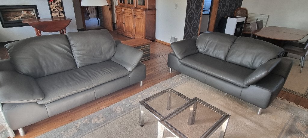 Canapés cuir, Maison & Meubles, 75 à 100 cm, Banc droit, Enlèvement, Utilisé