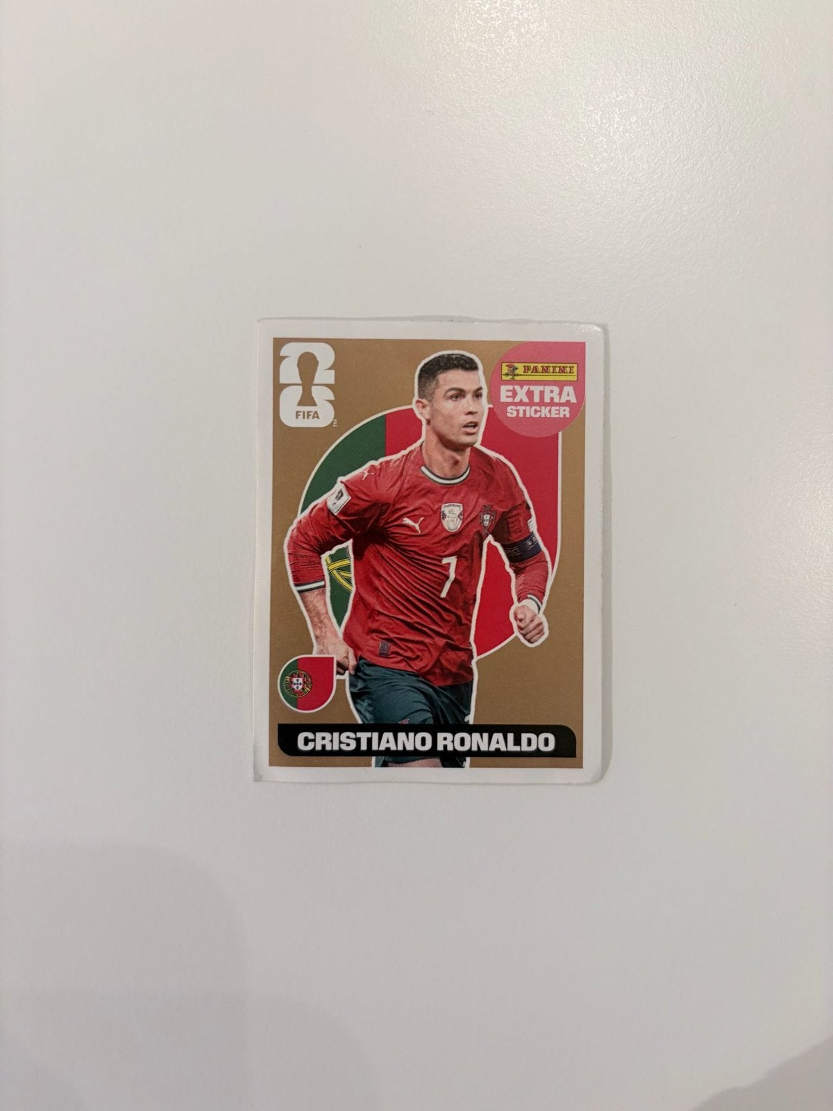 Panini sticker cristiano ronaldo wk 2026, Collections, Articles de Sport & Football, Enlèvement, Comme neuf