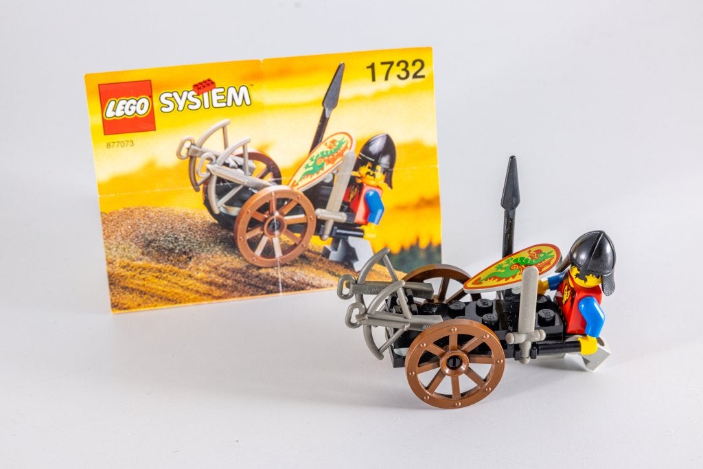 Chariot à arbalète LEGO 1732 (1994) - complet, Enfants & Bébés, Jouets | Duplo & Lego, Enlèvement ou Envoi, Lego, Ensemble complet