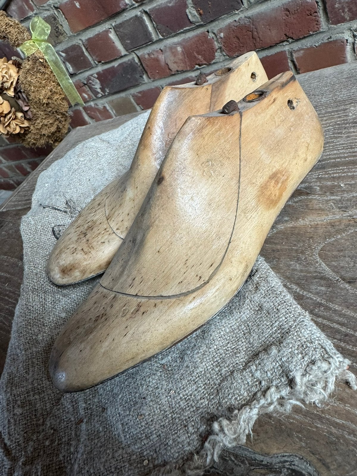 Stoer sober landelijke schoenen hout, Ophalen, Zo goed als nieuw, Hout, Landelijk