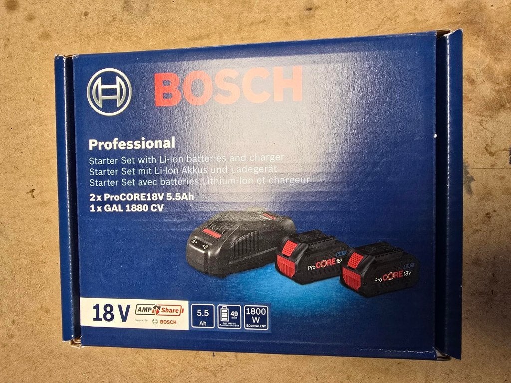 Bosch 18 volt accu pakket, Nieuw